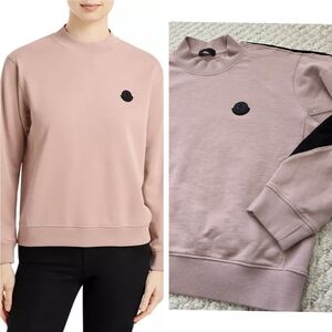 Moncler MAGLIA GIROCOLLO SWEATSHIRT Colorblock Sweatshirt Oversized XS